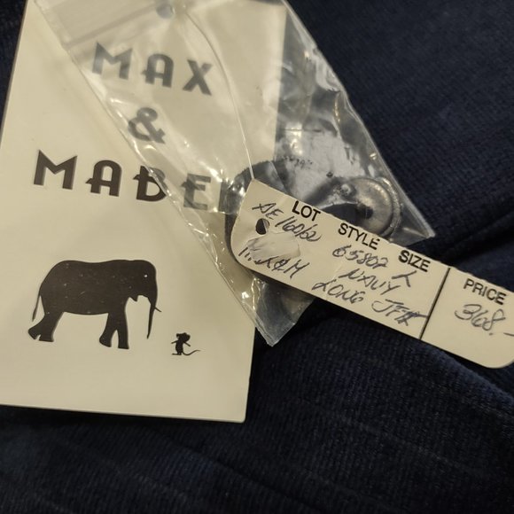 NWT Max & Mabel Blazer Blue Corduroy Handcrafted in California Size L - Picture 6 of 7